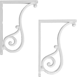 Кронштейны (2шт.) для "Высокого", (латунь цв. белый),  ZZ Simas Lante LAMN