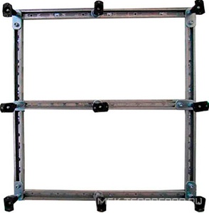 Каркас металлический и ножки для квадратного поддона 900х900мм, Cezares ZZ Cezares Универсал TRAY-M-A-90-ML