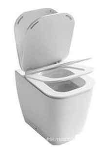 Сиденье для унитаза (тонкое Slimseat), с Soft Closing, (цв. 01 white), комплект креплений в компл,  XX Villeroy & Boch Joyce 9М62S101