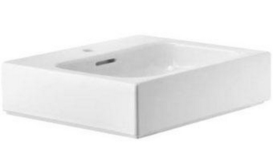 Раковина для подстолья  142x500x500мм с отверстием для смесителя, без крепежа XXZZ Kludi Esprit 49W0543