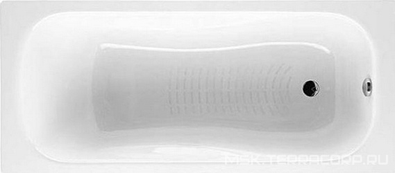 Ванна стальная PRINCESS 160х75, БЕЗ ручек, БЕЗ ножек ZZ