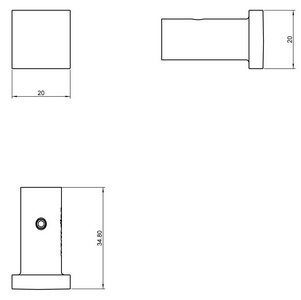 Крючок (хром),  Pomd'or Metric 38.30.01.002