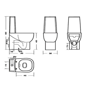 Унитаз-компакт «INFINITY», двухуреж. арматура GEBERIT, сиденье дюропласт, микролифт Sanita Luxe Infinity WC.CC/Infinity/2-DM/WHT.G/S1 (INFSLCC01040522)