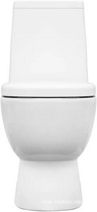 Унитаз-компакт «INFINITY», двухуреж. арматура GEBERIT, сиденье дюропласт, микролифт Sanita Luxe Infinity WC.CC/Infinity/2-DM/WHT.G/S1 (INFSLCC01040522)