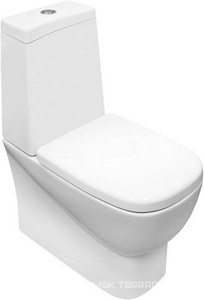 Унитаз-компакт «INFINITY», двухуреж. арматура GEBERIT, сиденье дюропласт, микролифт Sanita Luxe Infinity WC.CC/Infinity/2-DM/WHT.G/S1 (INFSLCC01040522)