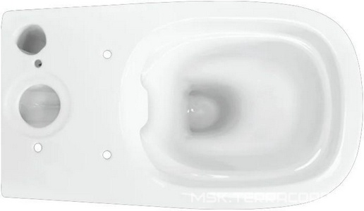 Унитаз-компакт «INFINITY», двухуреж. арматура GEBERIT, сиденье дюропласт, микролифт Sanita Luxe Infinity WC.CC/Infinity/2-DM/WHT.G/S1 (INFSLCC01040522)