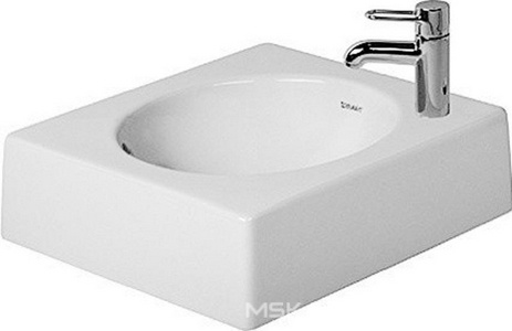 Раковина 420х420h170мм, отверстие д/смесит. справа, (крепл. в компл.)  ZZ Duravit Architec 032042 00 08