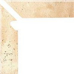 Abbadia (argenteo) battiscopa scala SX comp 2 pcs XX |8x31.7