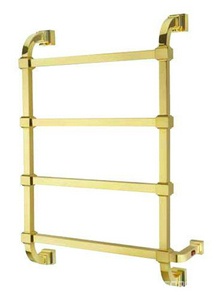 Полотенцесушитель 530(580)хh810х185мм,4 перекладины, (эл.+Box, 230V, подкл.справа!!!), крепёж в компл., (цв. золото), Margaroli  832 ZZ Margaroli Concerto 832/4 GL (Эл.+Box)