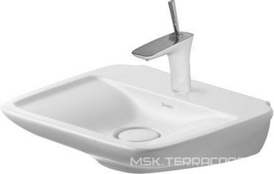 Рукомойник 500х420мм, с 1 отв. д/смес., без перелива, (керамическая пробка слива, крепл.в компл.), PuraVida ZZ