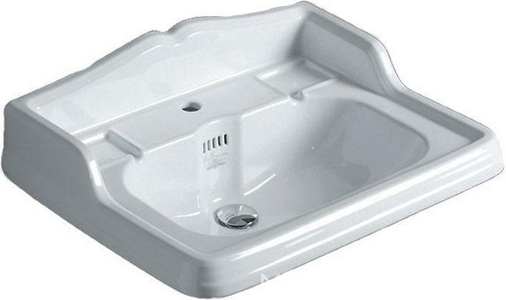 Раковина 730х540мм, с 1 отв. д/смес., с бортиком, без креплений арт.F 89, (цв. белый),  ZZ Simas Arcade AR 834 /1