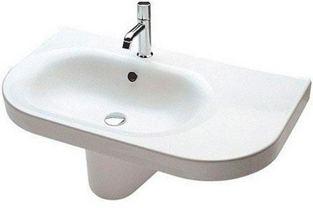 Раковина 860х500мм, с 1 отв.д/сесит., SX (левая), (БЕЗ креплен.YR47),  ZZ Hatria Daytime Y0YJ01