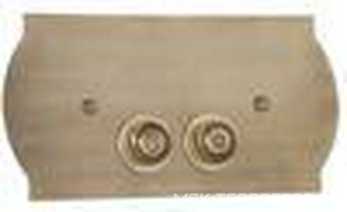 Клавиша смыва 3/6л. установка со смещением вправо 14мм, монтажной с рамой Geberit арт. 111.300.00.5, (металл цв.бронза), Tiffany ZZ Tiffany Универсал TW300.2br