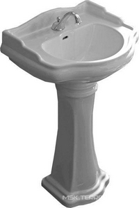 Раковина 55х46,5см, с 1 отв.д/смесителя, (без крепл.),  ZZ Kerasan Retro 104501*1