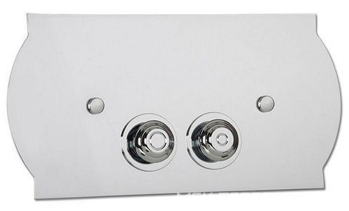 Клавиша смыва 3/6л. установка со смещением вправо 14мм, монтажной с рамой Geberit арт. 111.300.00.5, (металл цв.хром), Tiffany ZZ Tiffany Универсал TW300.1cr