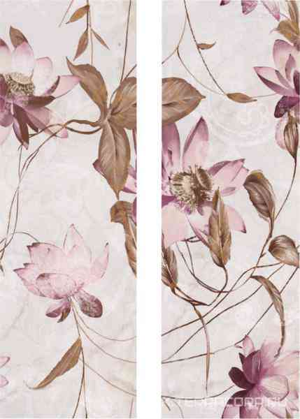 Decor Set(2) Voila Crema XX|29.5x90