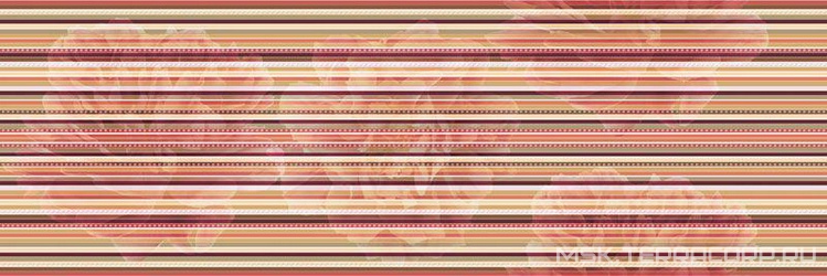 Декор Absolut Keramika Aure Dec.Savage Flow. lines Marron 15x45 n007803