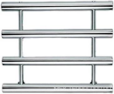 Полотенцесушитель 600хh500х160мм, подвод воды int.400мм, (цв.хром), краны, крепёж в компл., (ГВС, 6 bar),  Margaroli 1-442/4 ZZ Margaroli Orizzonti 1-442/4/600