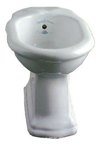 Биде напольное 33х54,5хh38см, с 3 отв. д смесителя (крепл. в компл.) цв. белый  ZZ Devon & Devon Etoile IBBID(3)FET