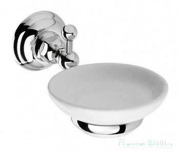 Мыльница настенная (цв. хром/керамика),  ZZ Nicolazzi Classica 1487 CR