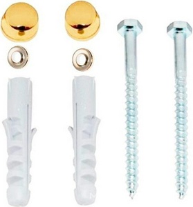 Крепеж к полу для унитаза и биде, (цв. золото), Kerasan Kerasan Универсал 760391