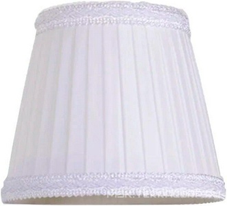 Абажур для светильника, (ткань цв.белый с белым кантом), Tiffany ZZ Tiffany Универсал TW11-01bi