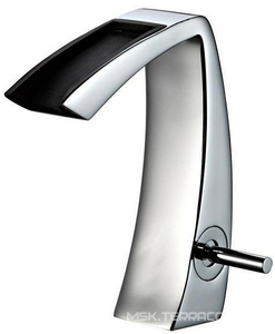 Смеситель для раковины, илив "Каскад", нажимная пробка д/к в компл., (цв. хром),  Cascata ZZ 3M Arche 2410 CC