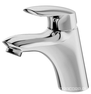 Смеситель для раковины , БЕЗ донного клапана, крепеж в компл., хром XX AMPM Bliss L F5302132/F5302100/F5302164