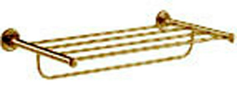 Полка 58хh9х29см, металлическая для полотенец (золото)  ZZ Pomd'or Windsor 26.51.10.001