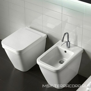 Биде напольное 34,5х53см, c 1 отв.д/смесит., без крепл. арт.Y0IQ, Erika pro Q ZZ Hatria Erika Pro Q YXHU01