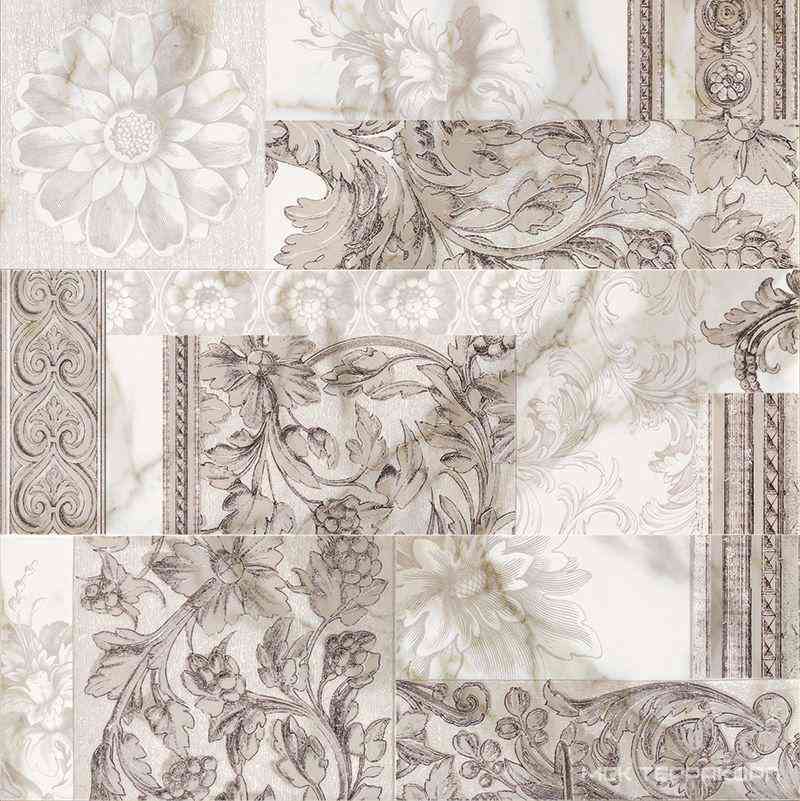 Romantica Calacatta (comp. 3pz.) ZZ |75x75