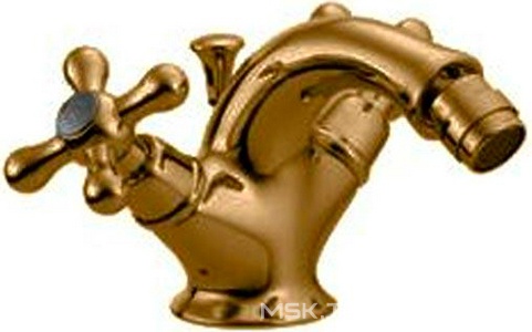 Cмеситель для биде, с д/к, (цв.бронза),  ZZ 3M Romantica 3624 UU VE