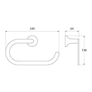 Полотенцедержатель-кольцо, хром  ZZ Iddis Mirro MIRMBC0I50