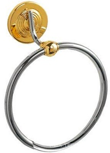 Полотенцедержатель-кольцо R19см, (хром/золото)  ZZ Pomd'or Dina 16.20.55.003