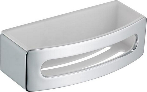 Полочка для ванны/душа прямоуг., с внутр. пластиковой вставкой, 239х105хh70мм, (цв.хром), Keuco Keuco Универсал 11658 010000