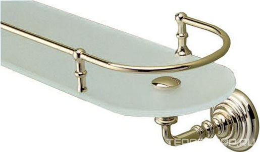 Полка 54х13см, стекло матовое, (цв. латунь)  ZZ Devon & Devon Chelsea DD218IN