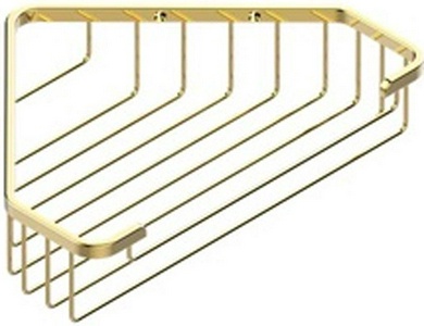 Полочка угловая, металл. решётка 200х200mm (цв. золото (Dore))  ZZ THG Cygne G31-F01-03626