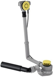 Слив-перелив для ванн, удлинённый, с кнопкой слива, поворотн. ручка и крышка сливного отверстия в компл. (цв. позолота) Geberit Uniflex XX