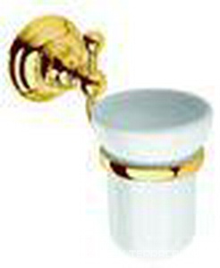 Стакан настенный (цв. золото/керамика),  ZZ Nicolazzi Classica 1488 GO