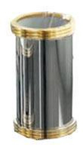 Стакан настольный h10хR7см (хром/золото)  ZZ Pomd'or Dina 16.75.01.003