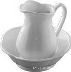 Кувшин с миской настольный, керамический  ZZ Devon & Devon Emily MIL525E