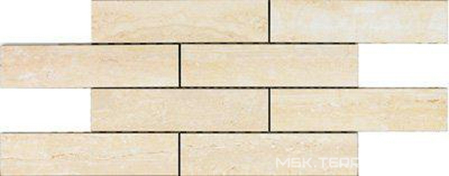 Mosaico Brick Cream Naturale 5x20 XX |20x40
