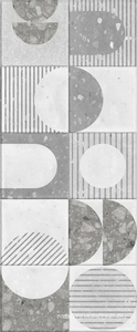 Керамическая плитка для стены Gracia ceramica Lane  grey wall 03 25х60 010100001541