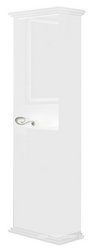 Шкаф-пенал 49х27хh160см, подвесной, петли справа/слева, (цв.белый, ручка цв.хром), Loiret ZZ