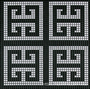 Мозаика Bisazza Декоративные панно Панно Key white (1кор.=1,55 кв.м) ZZ |32.2x32.2