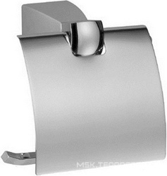 Держатель д/туал. бумаги, с крышкой, (цв. хром), Square XX