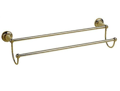 Полотенцедержатель двойной 676х204мм, (цв. бронза),  ZZ Gaia Lincoln AHLN11 BR