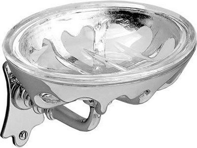 Мыльница настенная стекл., (хром)  ZZ Devon & Devon Mayfair DD114CR