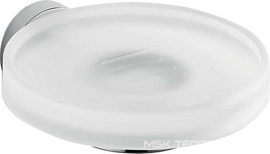 Мыльница настенная стекл. (стекло мат., держатель цв.хром)  ZZ Colombo Nordic B5201