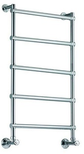 Полотенцесушитель 500/530хh896х125мм, 5 перекладин, подвод воды int.470мм, (цв.хром), краны, крепёж в компл., (ГВС, 6 bar) Margaroli 442/5/500 Margaroli Sole 442/5/500 CR  PL запрос